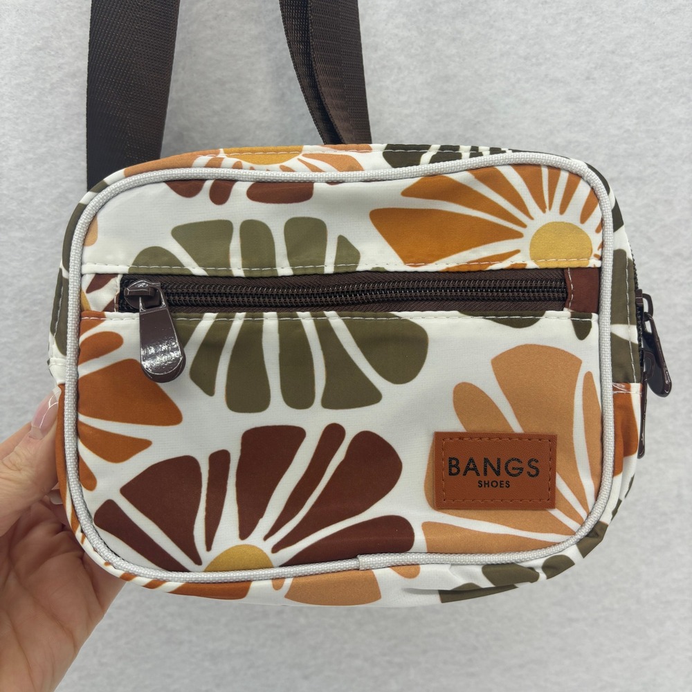 Bangs Shoes Fanny Pack Women Multicolor Retro Floral 70s Style Hip Pack